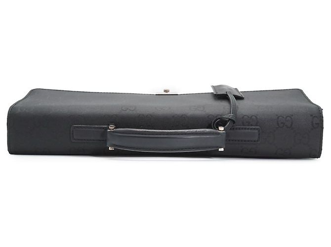 Gucci GG Lock Valigetta in pelle nera Nero - vista 8
