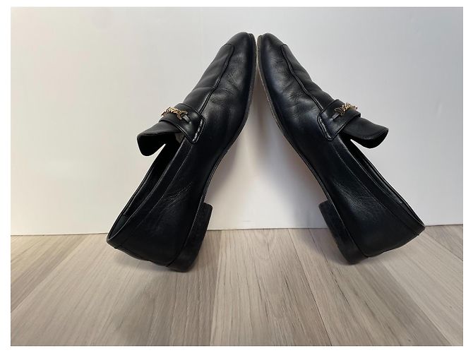 Christian Louboutin Mocassini in pelle MJ Nero - vista 7
