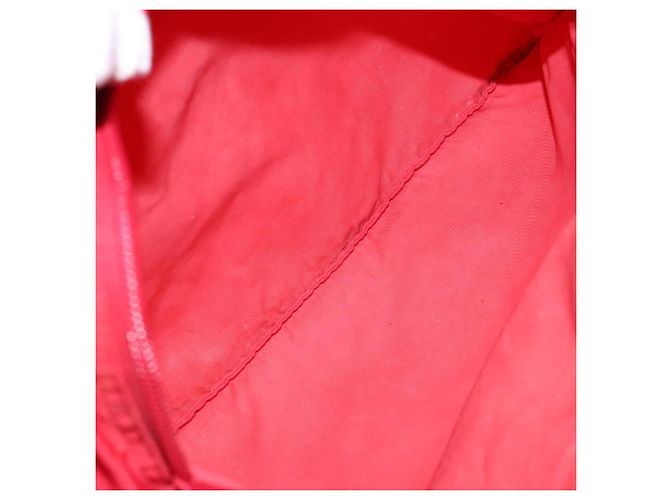 Borsa Messenger Piatta Prada Tessuto Media Rosso - vista 5