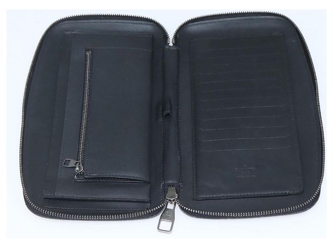Organizer Organizzatore Louis Vuitton in pelle Atholl Nero - vista 5