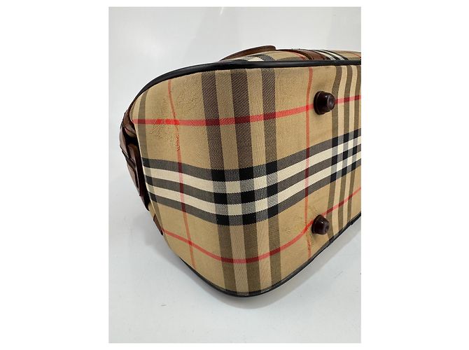 Borsa Burberrys in tela / pelle marrone 271 - vista 12