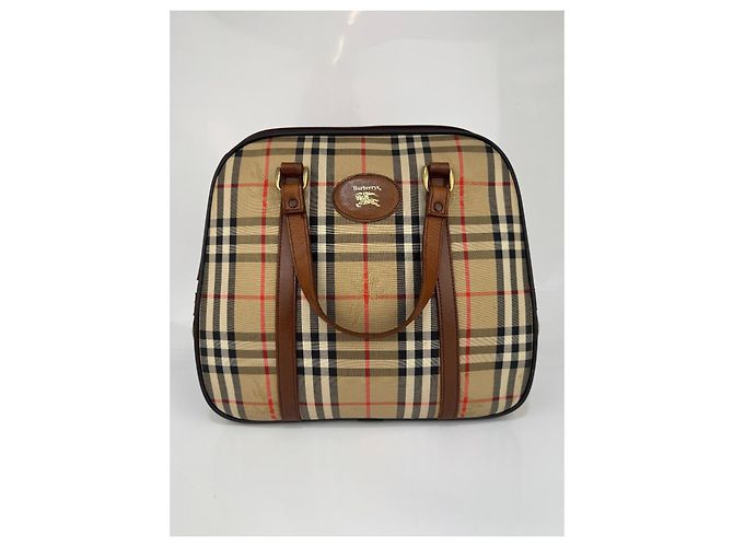 Borsa Burberrys in tela / pelle marrone 271 - vista 2