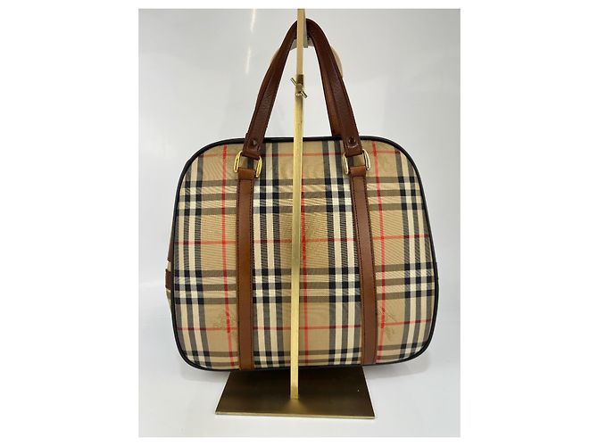 Borsa Burberrys in tela / pelle marrone 271 - vista 5