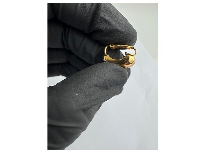 Orecchini a clip design Christian Dior D'oro - vista 13