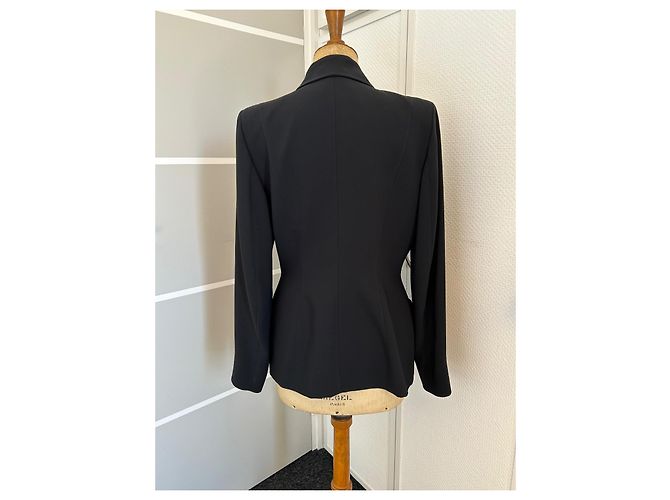 Thierry Mugler Smoking Jacke Schwarz - Ansicht 2
