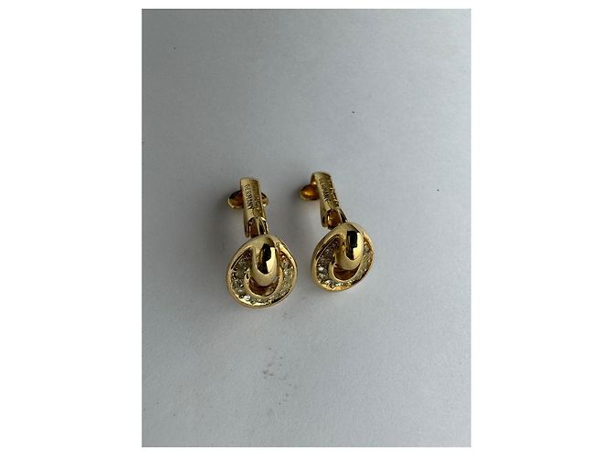 Orecchini a clip Christian Dior Design D'oro - vista 4