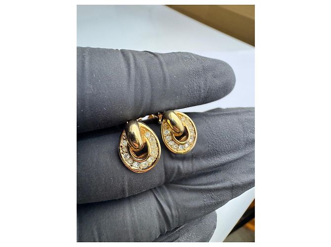 Orecchini a clip Christian Dior Design D'oro - vista 7