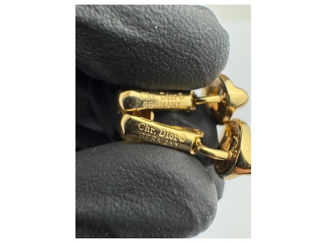 Orecchini a clip Christian Dior Design D'oro - vista 8
