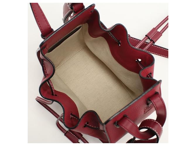 Borsa a Spalla Hammock Mini Loewe Rosso - vista 3