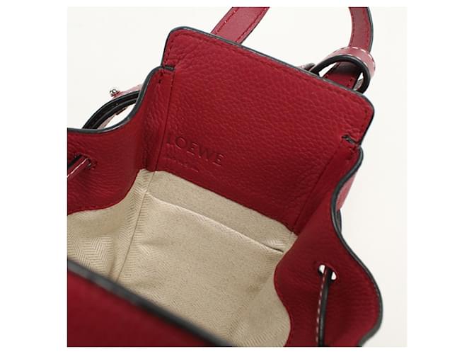 Borsa a Spalla Hammock Mini Loewe Rosso - vista 4