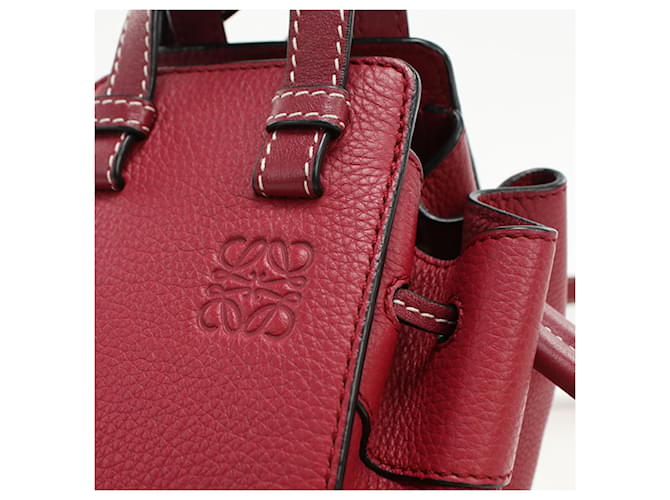 Borsa a Spalla Hammock Mini Loewe Rosso - vista 5