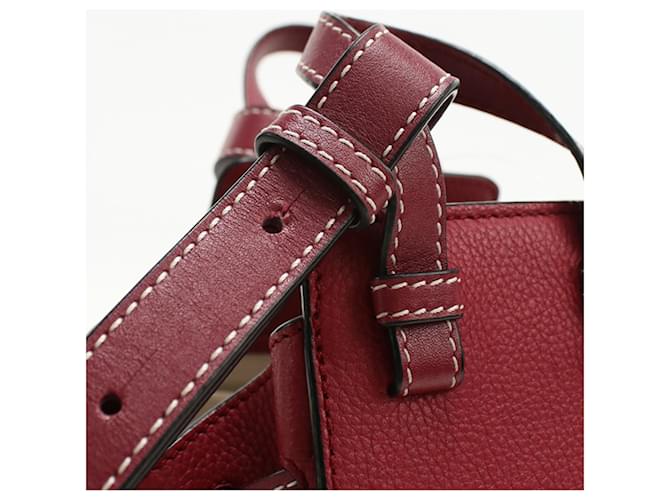 Borsa a Spalla Hammock Mini Loewe Rosso - vista 6