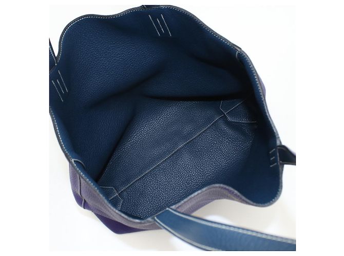 Hermès Double Sens 36 Tote Bag Blau - Ansicht 3