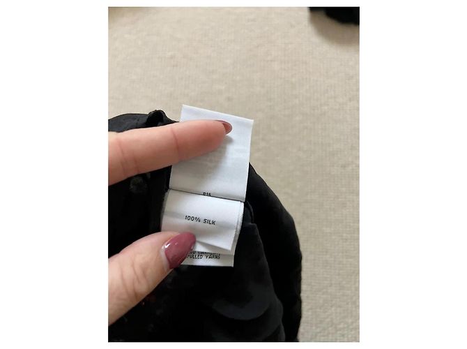 Jenny Packham Wunderschönes Seidenkleid mit Schmetterlingsmuster Schwarz Mehrfarben - Ansicht 10