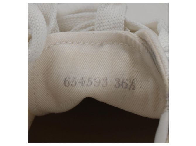 Sneakers in tela bianca Deck Skate con lacci Alexander McQueen Bianco - vista 10