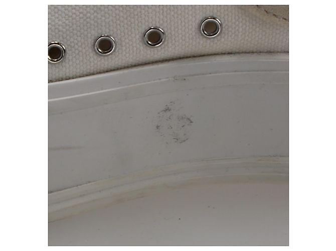 Sneakers in tela bianca Deck Skate con lacci Alexander McQueen Bianco - vista 8