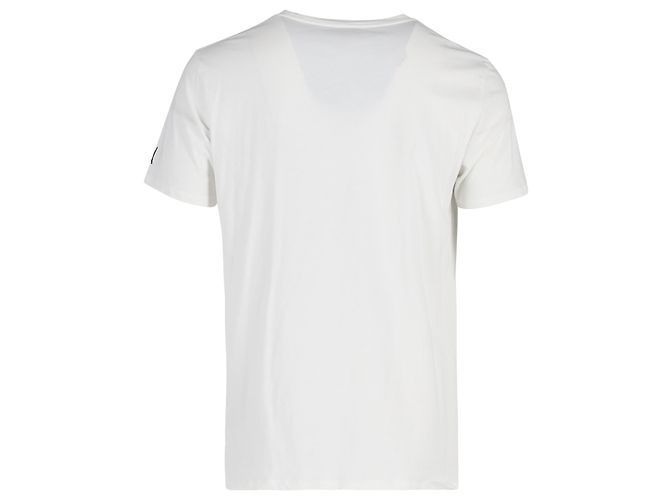 Apc A.P.C. Crew Neck T-Shirt in White Cotton - view 3