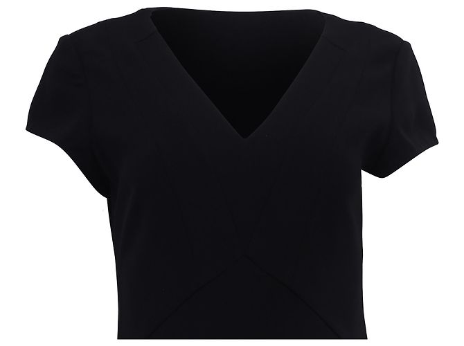 Vestido Norma Ponte de Diane von Furstenberg en Triacetato Negro - vista 2