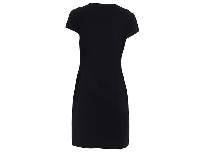 Vestido Norma Ponte de Diane von Furstenberg en Triacetato Negro - vista 4