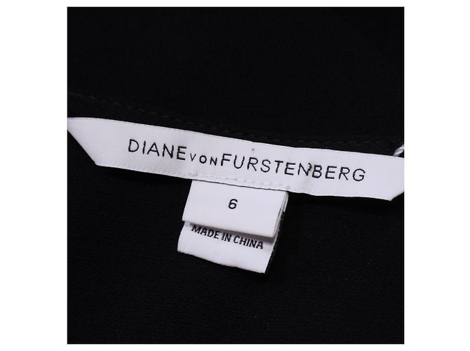 Vestido Norma Ponte de Diane von Furstenberg en Triacetato Negro - vista 5