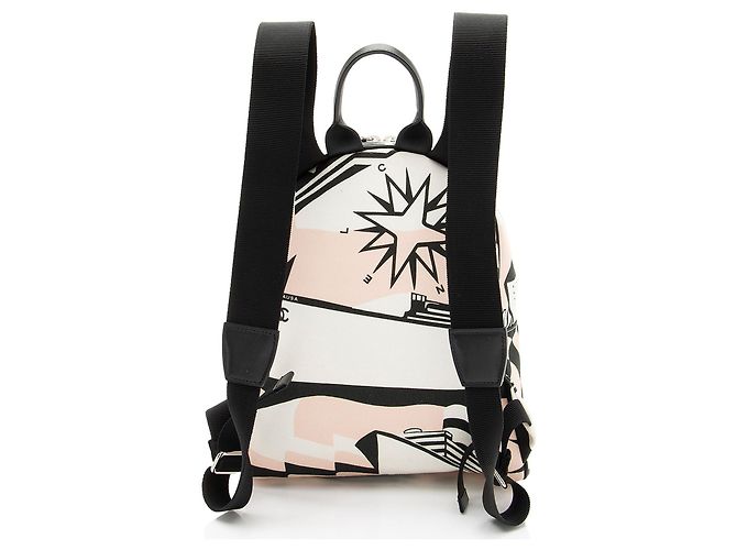 Gabrielle Chanel Canvas La Pausa Bay Rucksack Schwarz - Ansicht 3