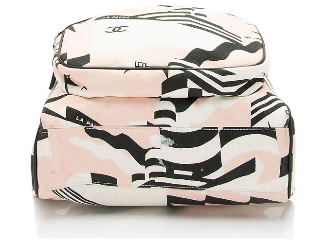 Gabrielle Chanel Canvas La Pausa Bay Rucksack Schwarz - Ansicht 4