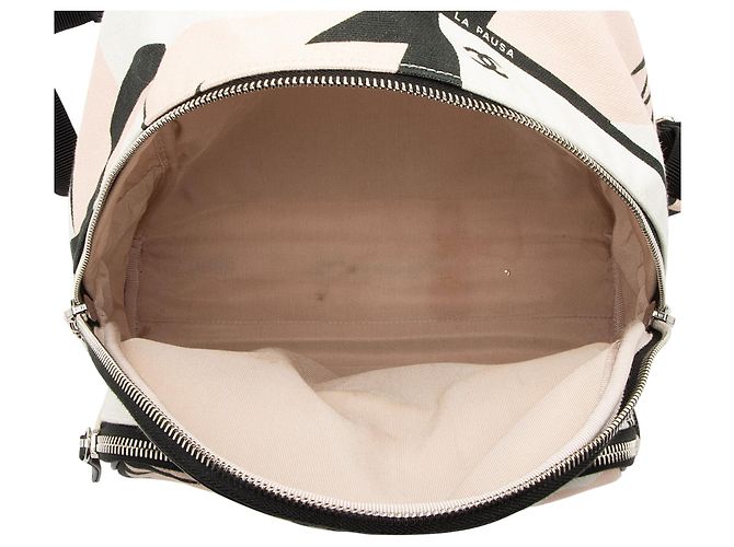 Gabrielle Chanel Canvas La Pausa Bay Rucksack Schwarz - Ansicht 7