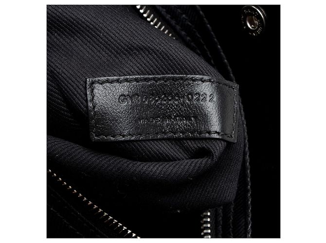 Borsa Piccola Rive Gauche in Pelle di Vitello Saint Laurent Nero - vista 6