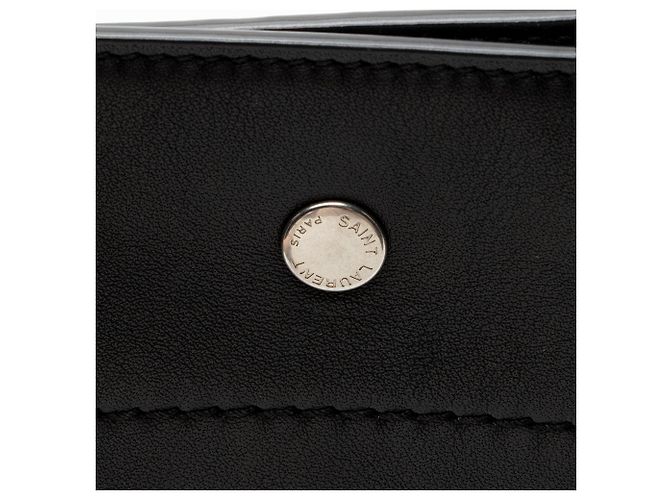 Borsa Piccola Rive Gauche in Pelle di Vitello Saint Laurent Nero - vista 9