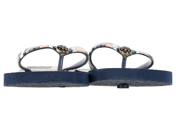 Tory Burch Printed Flip Flops in Multicolor Rubber - view 3