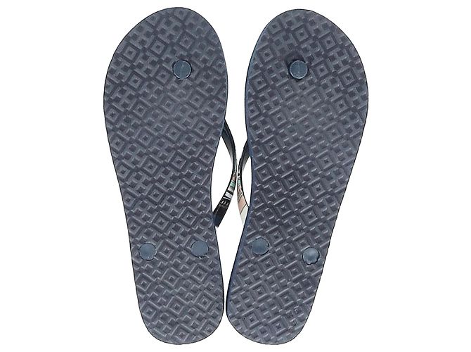 Tory Burch Printed Flip Flops in Multicolor Rubber - view 6