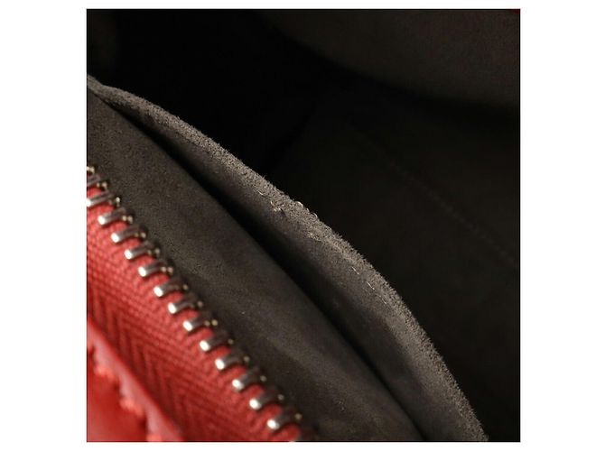 Fendi Dotcom Leder 2WAY Handtasche Rot - Ansicht 7