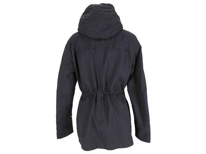Parka con capucha Boss de Hugo Boss en algodón negro - Ansicht 3