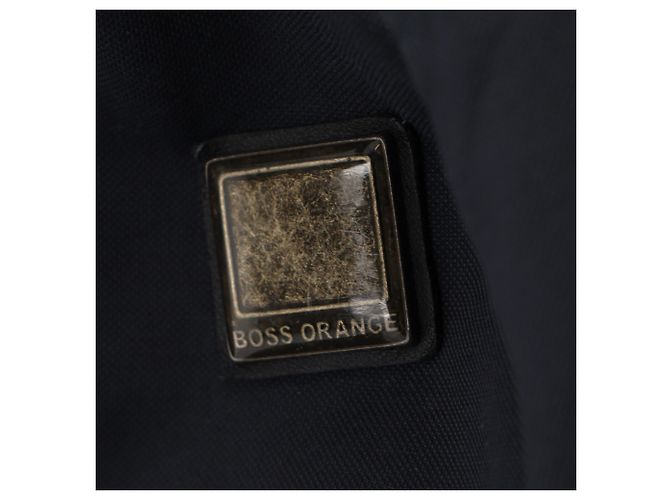 Parka con capucha Boss de Hugo Boss en algodón negro - Ansicht 8
