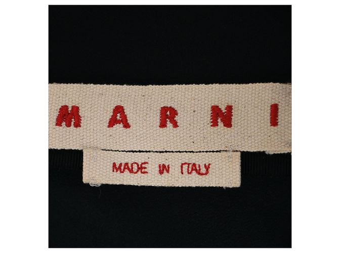 Blusa a maniche lunghe in seta multicolore con stampa Marni - vista 4