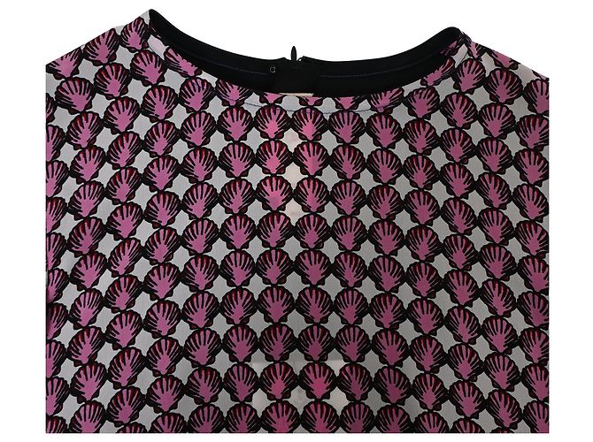 Blusa a maniche lunghe in seta multicolore con stampa Marni - vista 5