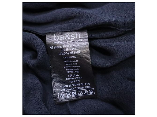 Ba&Sh Cha Cutout Maxikleid aus schwarzem Cupro - Ansicht 6