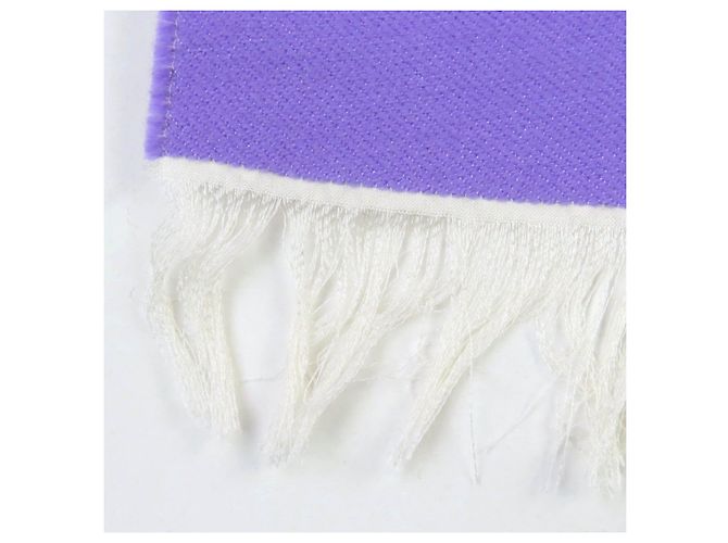 Burberry Wool Scarf Purple - view 7