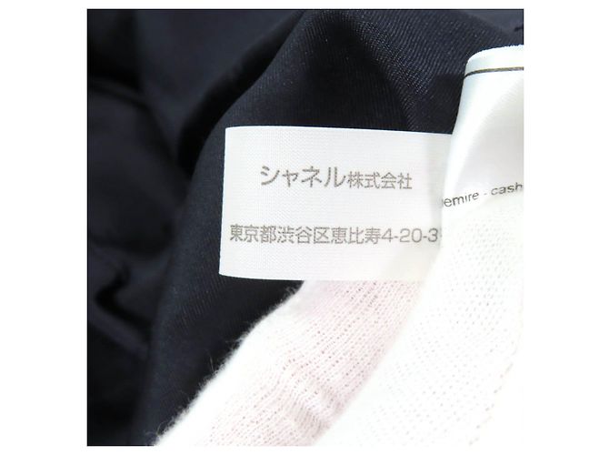 Chaqueta de cachemira COCO Mark de Chanel Azul Azul marino - vista 10
