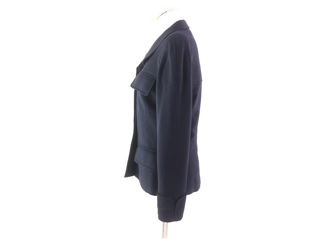 Chaqueta de cachemira COCO Mark de Chanel Azul Azul marino - vista 2