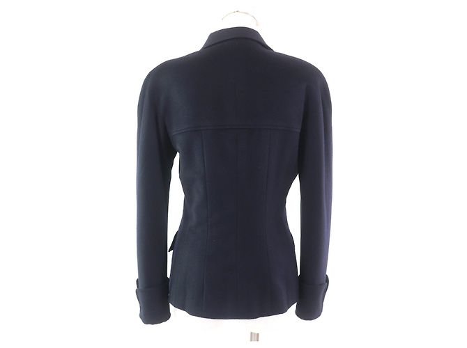 Chaqueta de cachemira COCO Mark de Chanel Azul Azul marino - vista 3