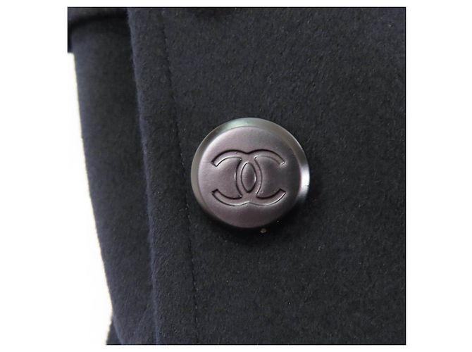Chaqueta de cachemira COCO Mark de Chanel Azul Azul marino - vista 6