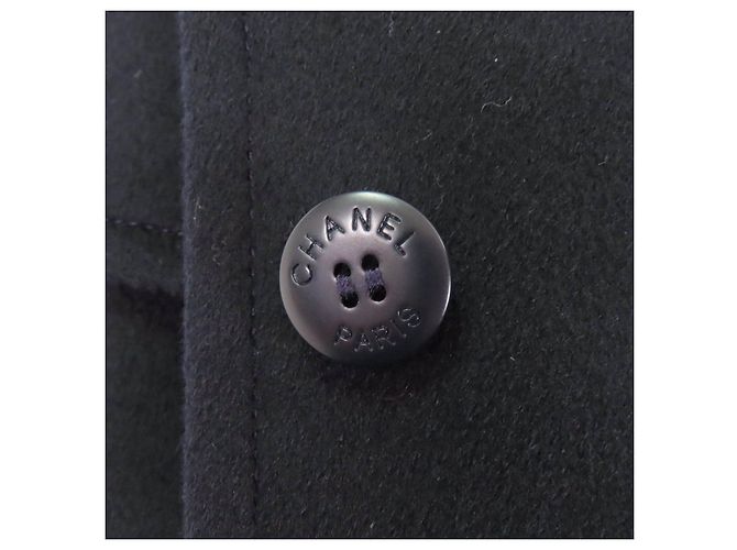 Chaqueta de cachemira COCO Mark de Chanel Azul Azul marino - vista 7