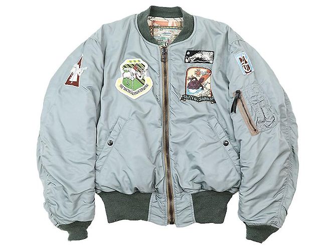 Chaqueta de vuelo MA-1 Issey Miyake Verde - vista 11