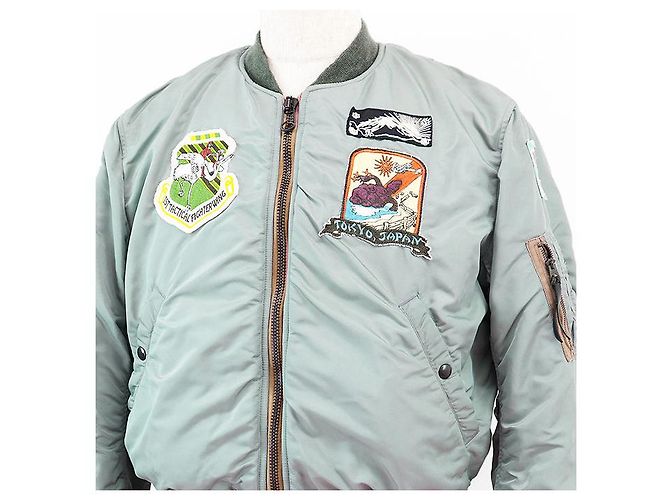 Chaqueta de vuelo MA-1 Issey Miyake Verde - vista 2