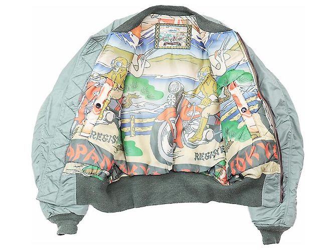 Chaqueta de vuelo MA-1 Issey Miyake Verde - vista 5