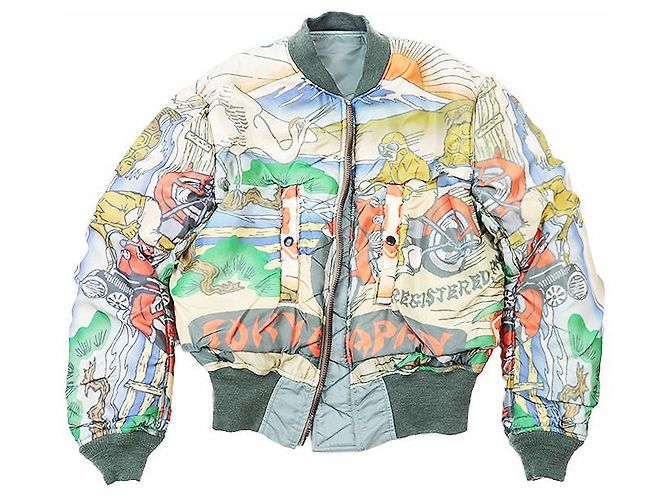 Chaqueta de vuelo MA-1 Issey Miyake Verde - vista 6