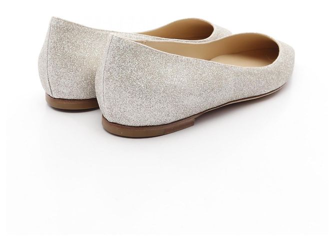 Scarpe flat glitter ROMY di Jimmy Choo - vista 2