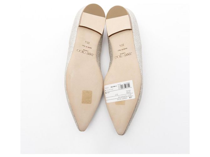 Scarpe flat glitter ROMY di Jimmy Choo - vista 4