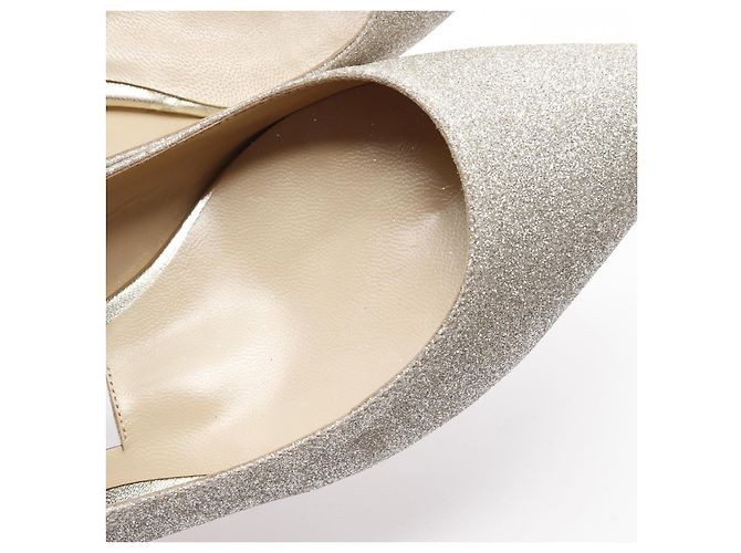 Scarpe flat glitter ROMY di Jimmy Choo - vista 8